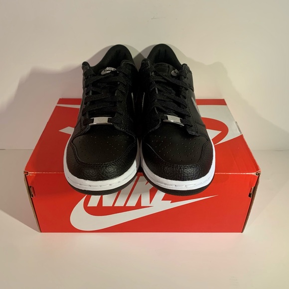 🖤[NEW] NIKE DUNK LOW NBA 75TH ANNIVERSARY SPURS GRADE SCHOOL SIZE 7Y SNEAKERS🖤 - Picture 11 of 15